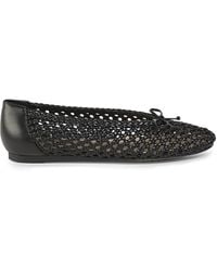 Calvin Klein - Zatoria Open Knit Ballet Flats - Lyst