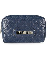 Love Moschino Makeup bags for Women - Up to 38% off | Lyst