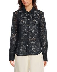 Rag & Bone - Alexa Sheer Floral Lace Top - Lyst