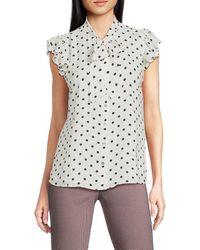 Tommy Hilfiger - Polka Dot Top - Lyst