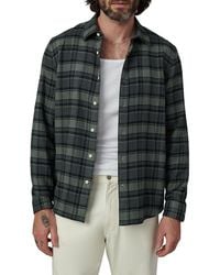 Joe's Jeans - Check Cotton-Blend Flannel Shirt - Lyst