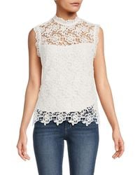 Nanette Lepore - Sleeveless Lace Top - Lyst