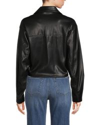 Ted Baker Lizia Minimal Biker Jacket in Black Lyst UK