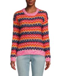 Lisa Todd - Drop Shoulder Wool Blend Sweater - Lyst