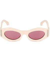 Alaïa - 51MM Oval Framed Sunglasses - Lyst