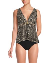 Miraclesuit - Montague Floral Tankini Top - Lyst