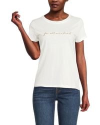 7 For All Mankind - All For Mankind Graphic T-Shirt - Lyst