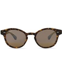 Maui Jim - Round Acetate Sunglasses with UV Protection - Lyst