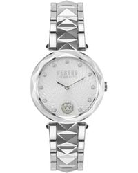 versus versace silver watch