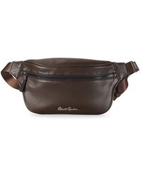 Robert Graham Floral Faux Leather Belt Bag - Brown