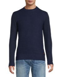 Buffalo David Bitton - Warrin Textured Crewneck Pullover Sweater - Lyst