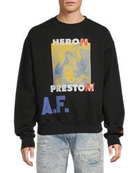 Heron Preston - Drop-Shoulder Graphic Sweatshirt - Lyst