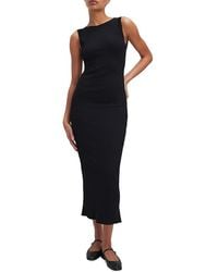 GOOD AMERICAN - Shine Rib Sleeveless Maxi Dress - Lyst