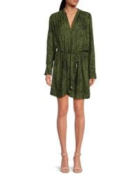 Zadig & Voltaire - Rinka Print Mini Dress - Lyst