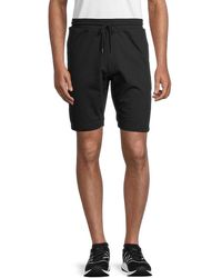 Michael Kors Jet Set Tape Logo Drawstring Shorts - Black