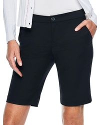 ecru Mercer Bermuda Shorts - Black