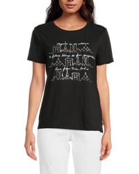Karl Lagerfeld - Paris Scene T-Shirt - Lyst
