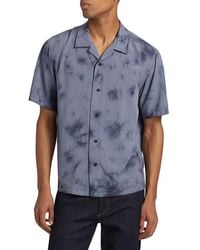 Rag & Bone - Avery Tie-Dye Short-Sleeve Shirt - Lyst