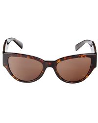 Versace - 55mm Oval Sunglasses - Lyst