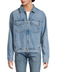 Joe's Jeans - Alan Washed Denim Jacket - Lyst