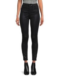 Joe's Jeans - The Charlie High-rise Stretch Coated Skinny Ankle Jeans - Lyst