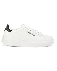 Karl Lagerfeld - Round-Toe Logo Low-Top Sneakers - Lyst