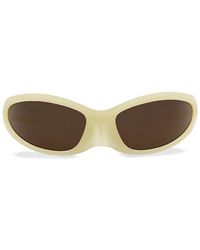 Balenciaga - 80mm Shield Sunglasses - Lyst
