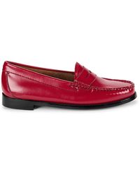 G.H. Bass & Co. - G. H. Bass Whitney Candy Leather Penny Loafers - Lyst