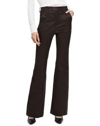 Theory - Demitria Flare Lambskin Trousers - Lyst