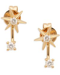 Saks Fifth Avenue Batu Sterling Silver Green Amethyst & Diamond Ring - Metallic