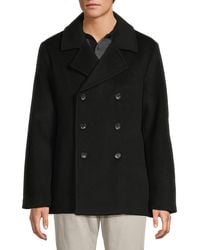 Vince - Double-breasted Wool-blend Peacoat - Lyst