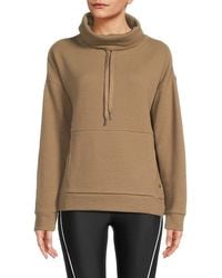 Andrew Marc - Waffle Knit Sweatshirt - Lyst