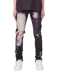 Purple Brand - Brand Bleach Blowout Skinny Jeans - Lyst