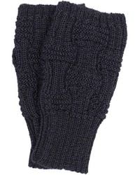 Surell - Alpaca Knit Fingerless Gloves - Lyst
