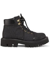 Moschino - Monogram Chunky Boots - Lyst