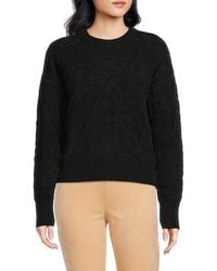 DKNY - Textured Sweater - Lyst