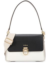 Furla - Two Tone Leather Top Handle Bag - Lyst