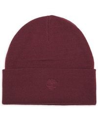 Timberland - Embroidered Logo Beanie - Lyst