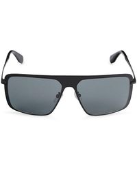 adidas 60mm Rectangle Sunglasses - Black