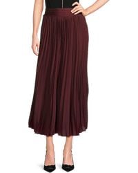 Wdny - Pleated Midi-Skirt - Lyst