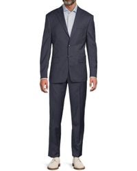Calvin Klein - Plain Wool Two-Button Slim-Fit Suit - Lyst
