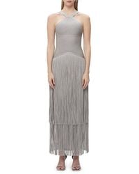 Hervé Léger - Metallic Kennedy Maxi Dress - Lyst