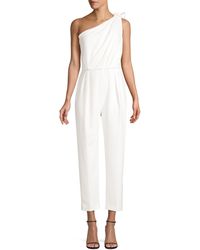 Max Mara Amerigo One-shoulder Jumpsuit - White