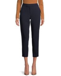 Tommy Hilfiger - Woven Flat Front Cropped Pants - Lyst