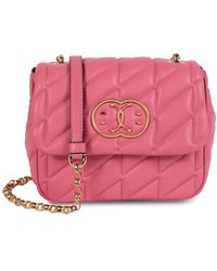 Moschino - Quilted Leather Crossbody Bag - Lyst