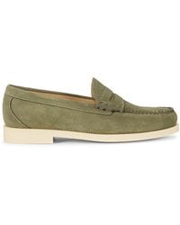G.H. Bass & Co. - G. H. Bass Larson Suede Penny Loafers - Lyst