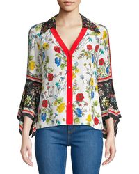 Alice + Olivia Blouses for Women | Online Sale up to 75% off | Lyst