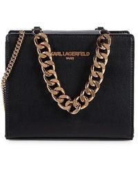 Karl Lagerfeld - Mini Maybelle Chain Crossbody Bag - Lyst