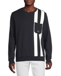 Bally - Logo Striped Front Sweatshirt - Lyst