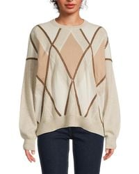 Brunello Cucinelli - Sequin-Trim Virgin-Wool Blend Sweater - Lyst